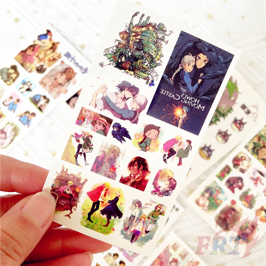 ❣️1 Tấm Hình Xăm Dán Mini Tạm Thời Hình Anime Miyazaki Hayao❣️ Hình Xăm Tạm Thời Totoro / Spirited Away Chống Thấm Nước Quyến Rũ