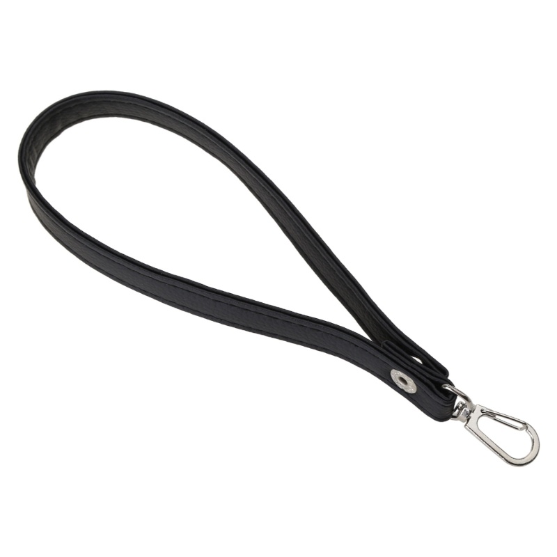 Dây Đeo Tay Thay Thế Bằng Da PU Màu Đen Cho Chìa Khóa