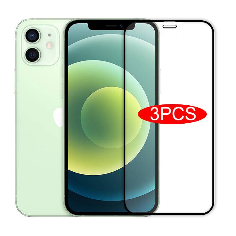 Set 3 Ốp Điện Thoại Kính Cường Lực Cho iPhone 14 13 12 11 Pro MAX Plus X XS MAX XR 7 8 6 6S Plus SE 2022 2020 14Plus 13Mini 12Mini