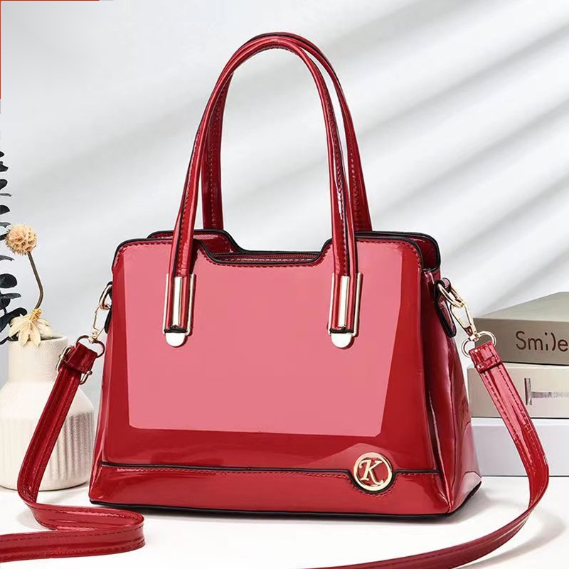 Túi Xách Đeo Vai Da Bóng Thời Trang Thu Đông 2022 Dành Cho Nữ