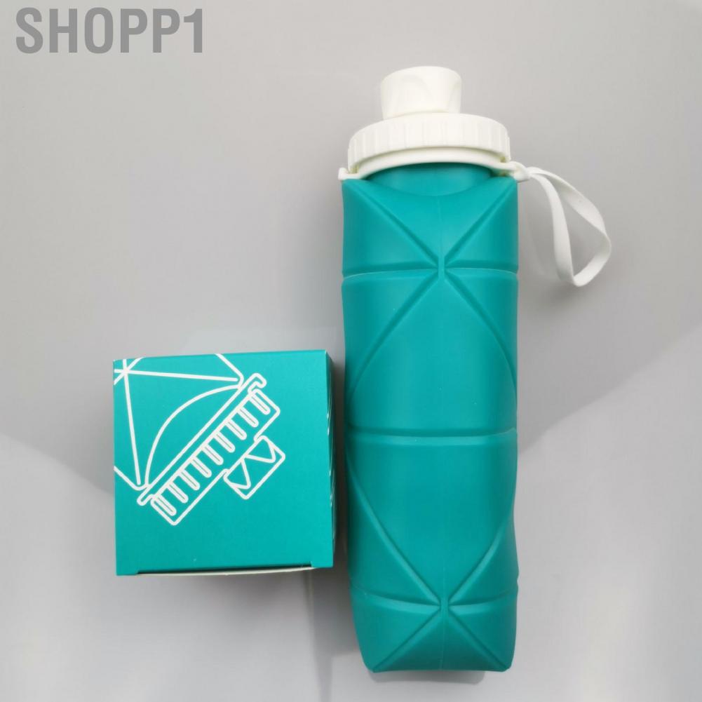 Shopp1 Collapsible Water Bottle Portable Mini Silicone Large Capacity Foldable Bottles for Outdoor Sports