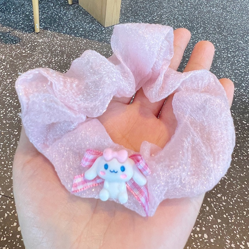 Kẹp Tóc Cao Su Hình Gấu Hoạt Hình sanrio cinnamoroll # 1