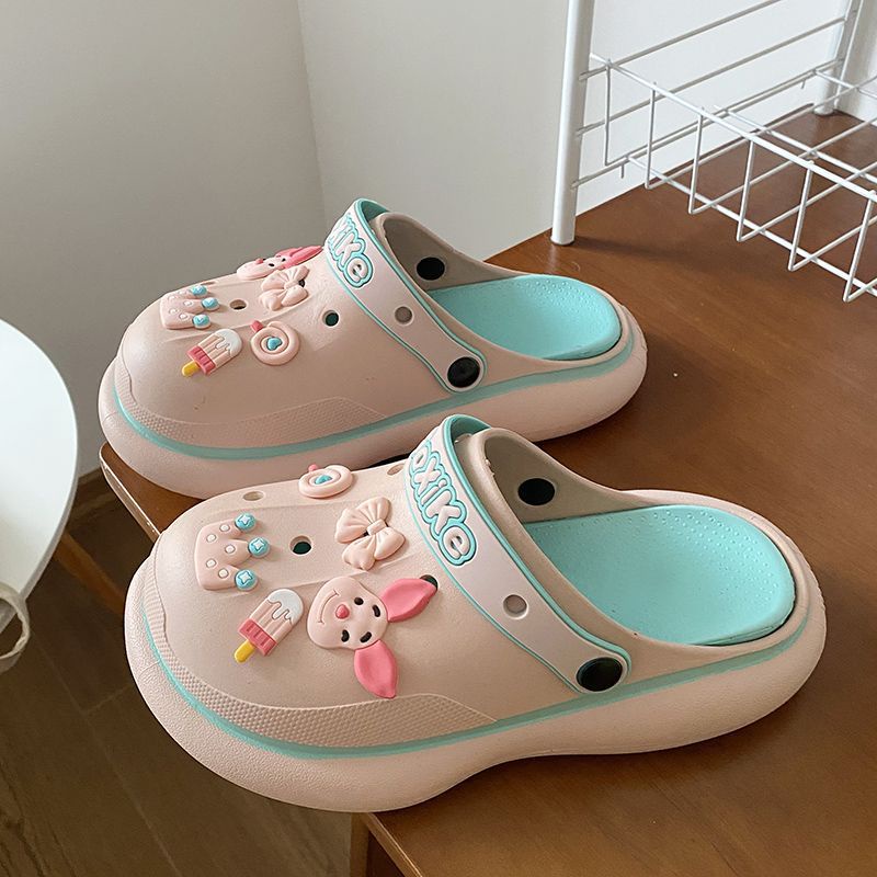 ISAHINI dép nữ dép bánh mì Giày nữ Dép Đi Trong Nhà Dành Cho Nữ 14Z23032611