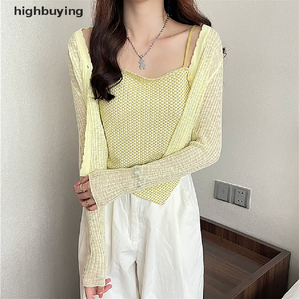 Áo Croptop Hai Dây Họa Tiết Sọc Caro Phong Cách Quyến Rũ