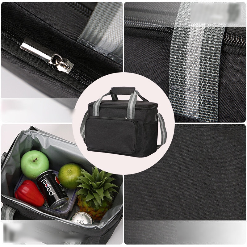 Túi Giữ Nhiệt Đựng Đá Di Động Bằng Vải Oxford Sức Chứa Lớn 15L Chống Nước