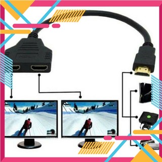 Bộ cáp chia hdmi 1 ra 2