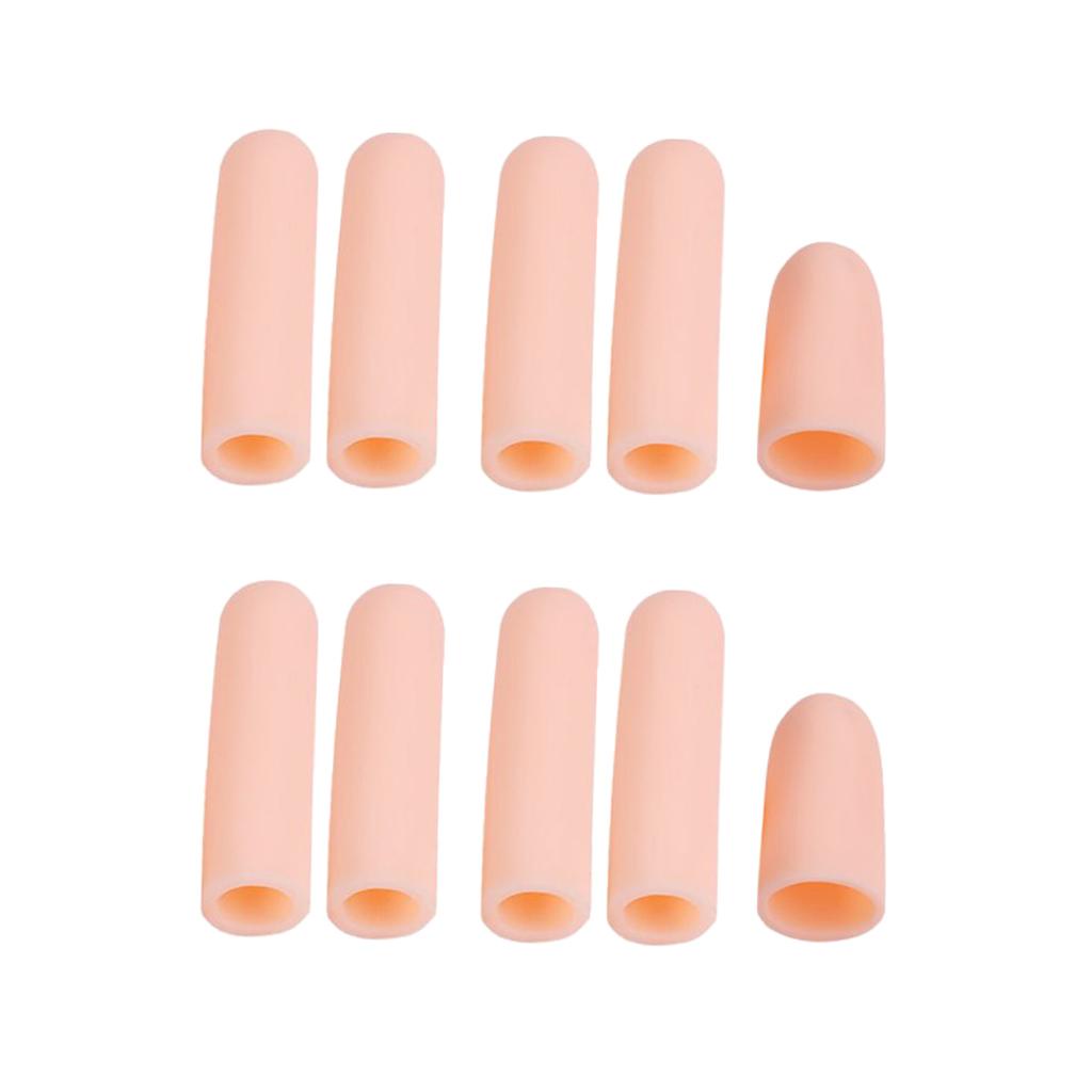 10Pcs Silicone Thumb Protector Splint Finger Sleeves Cover