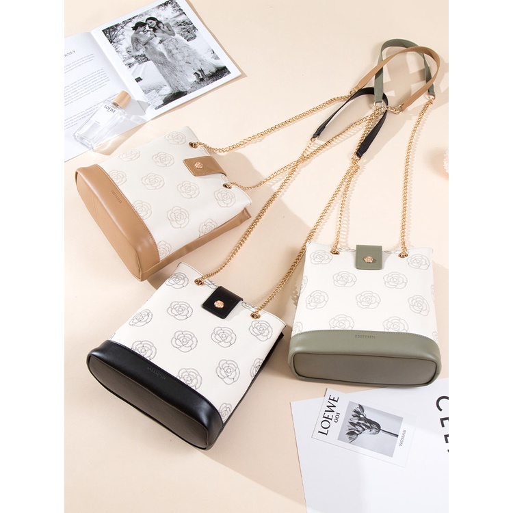 Túi Đeo Chéo Mini Họa Tiết Hoa Thời Trang Cho Nữ