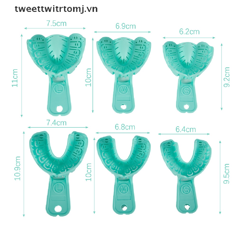 Set 6 Khuôn Làm Bánh Có Thể Tháo Rời Tiện Dụng