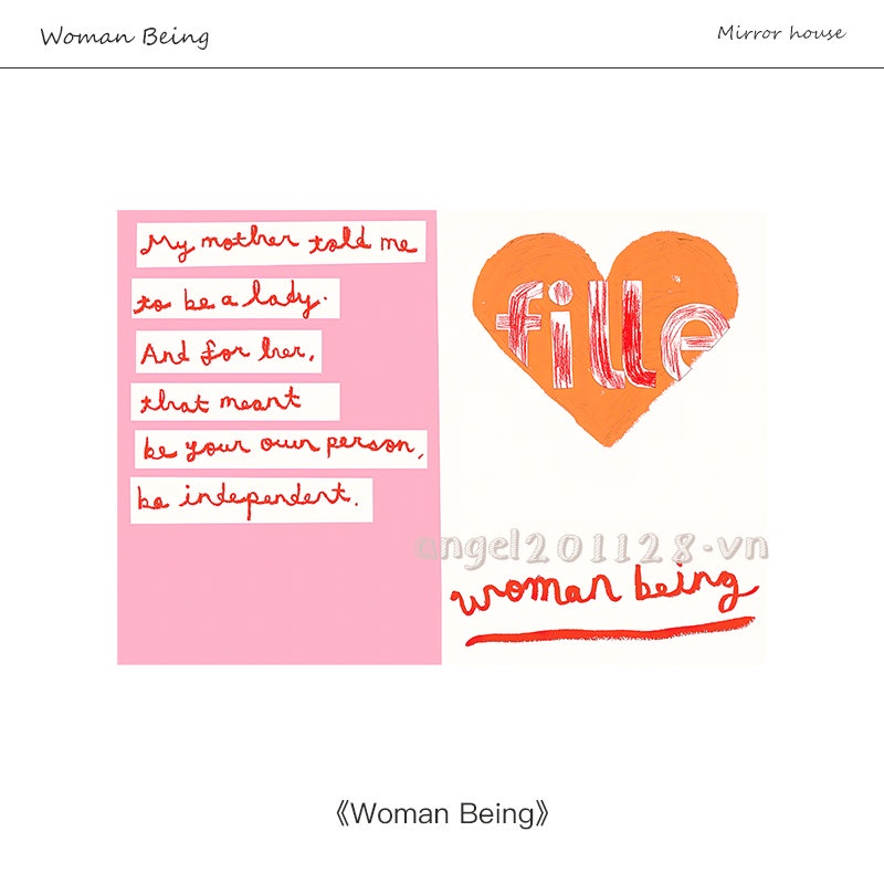 Tranh Treo Tường Trang Trí Phòng Khách Phong Cách Vintage Dễ Thương