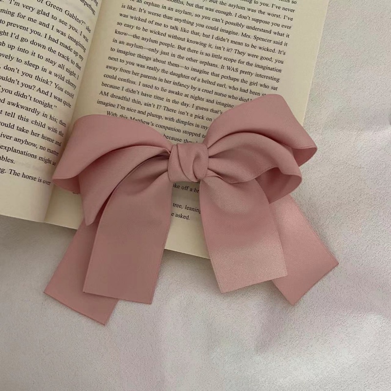 Kẹp Tóc Nơ Sau Lưng Phong Cách Hàn Quốc Cổ Điển Cho Nữ