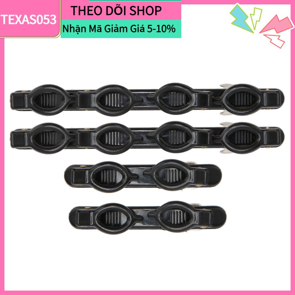 Texas053 4 Nữ Thắt Bím Kẹp Barrette Thời Trang Thanh Lịch Phụ Kiện Tóc Viền Cho Tạo Kiểu