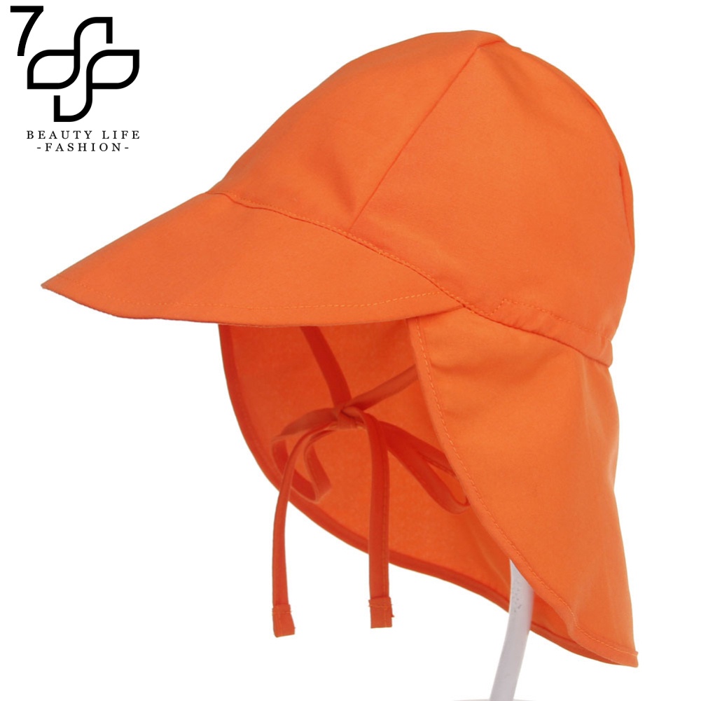 Mũ Chống Nắng Thoáng Khí Che Tai Thời Trang Đi Biển Mùa Hè Cho Bé Trai Và Gái