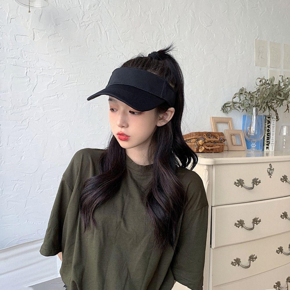 Mũ Lưỡi Trai Nửa Đầu Chống Nắng Tia UV Thời Trang Cho Nữ