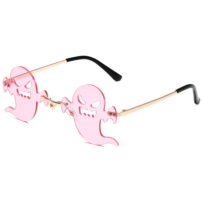 Kính Mát Gọng Kim Loại Phong Cách Halloween Cho Nam Và Nữ