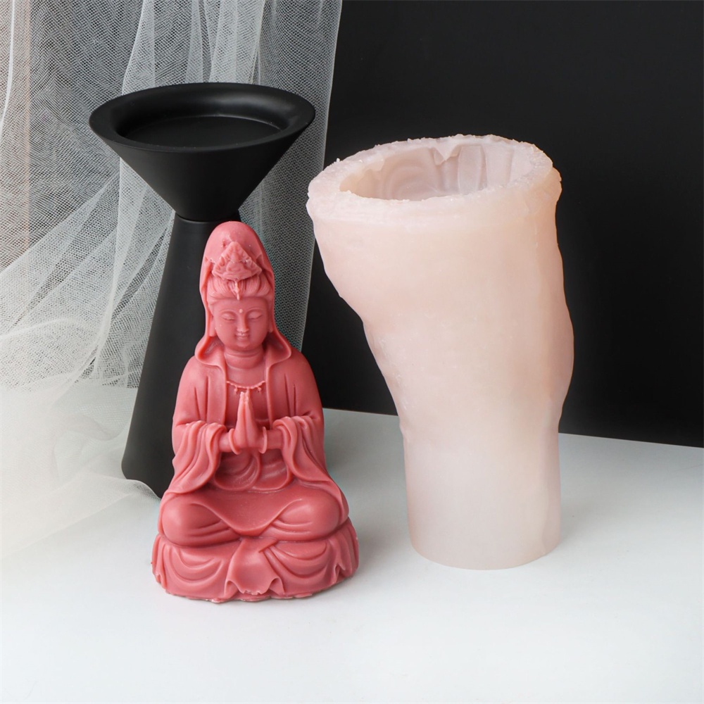 Khuôn Làm Nến Thơm Diy Hình Nữ Thần Phật Giáo