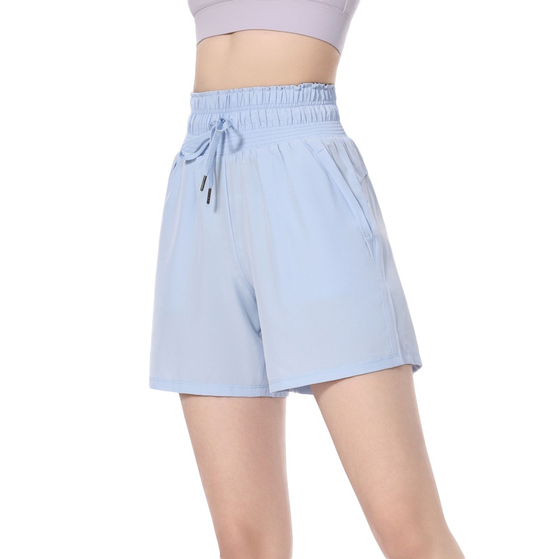 Wmuncc Quần Short Thể Thao Lưng Cao Dáng Rộng Thời Trang Mùa Hè Cho Nữ