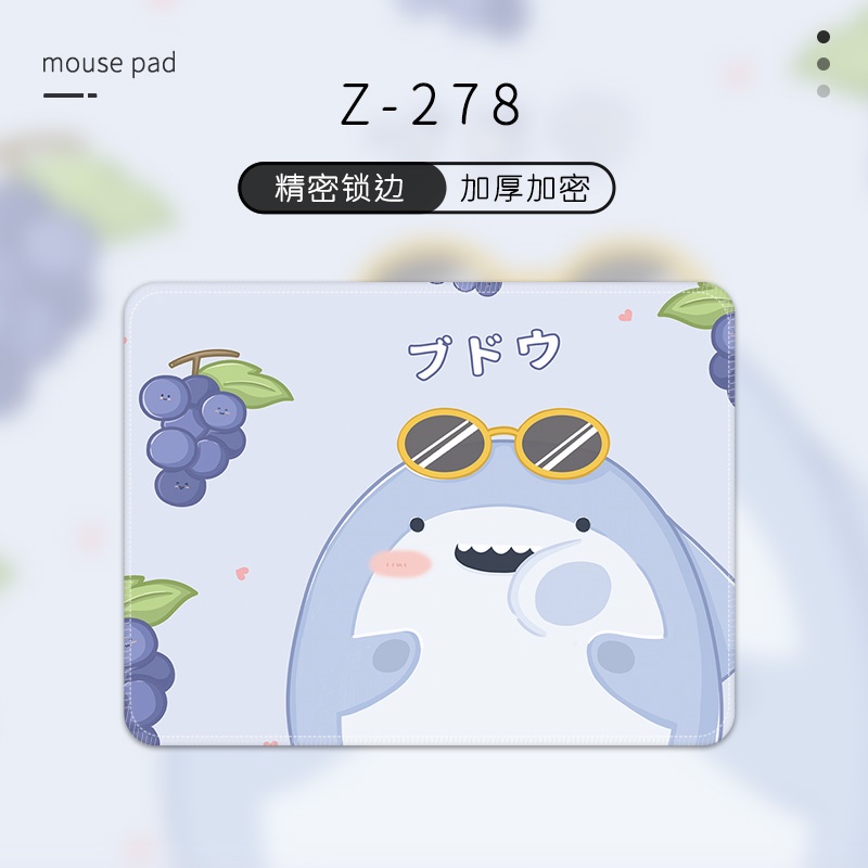 Đệm Lót Chuột Dày Dặn Hình Trái Cây / Động Vật Dễ Thương