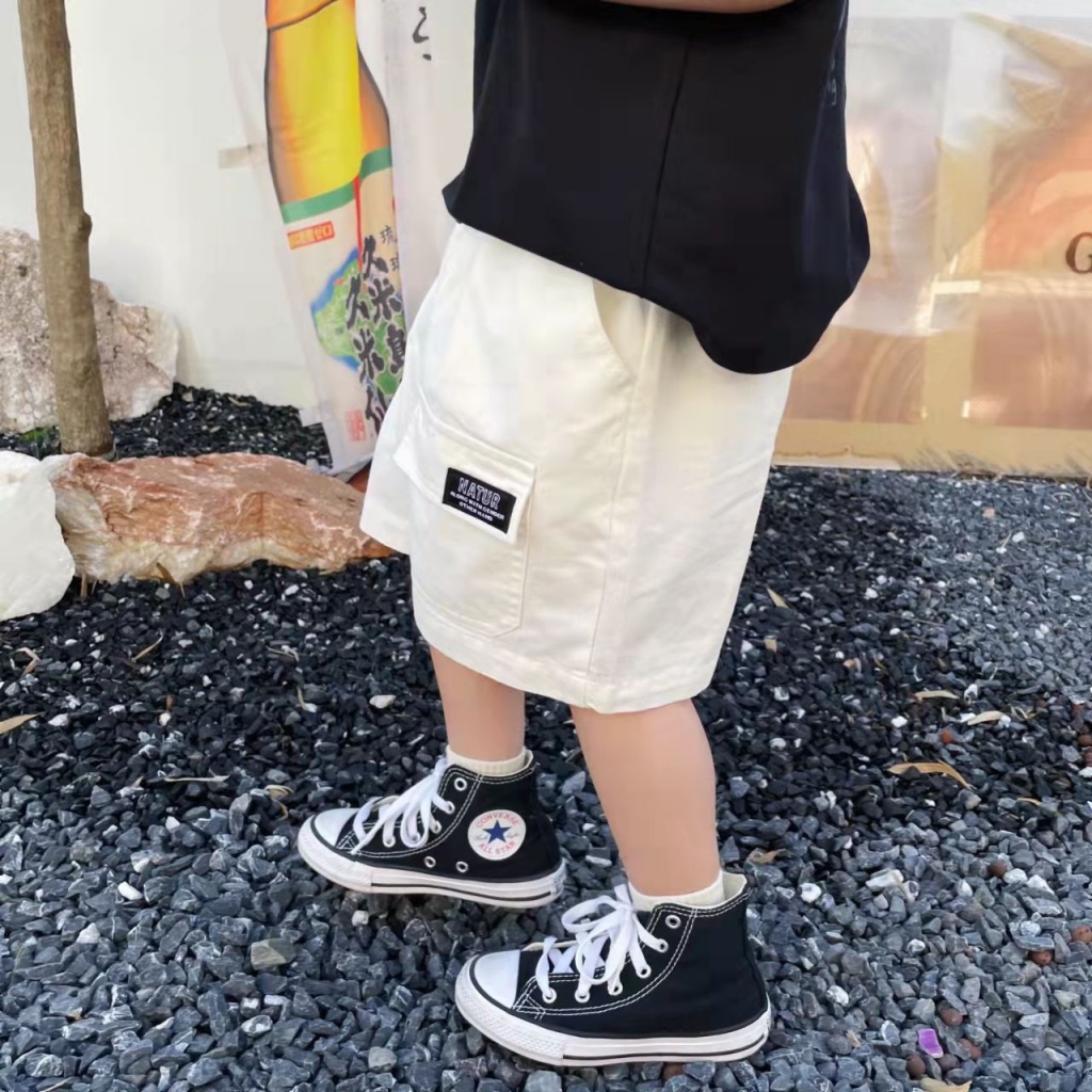 Hàng Mới Về Quần Yếm Lửng Cotton Mỏng Thoải Mái Thời Trang Mùa Hè Cho Bé Trai