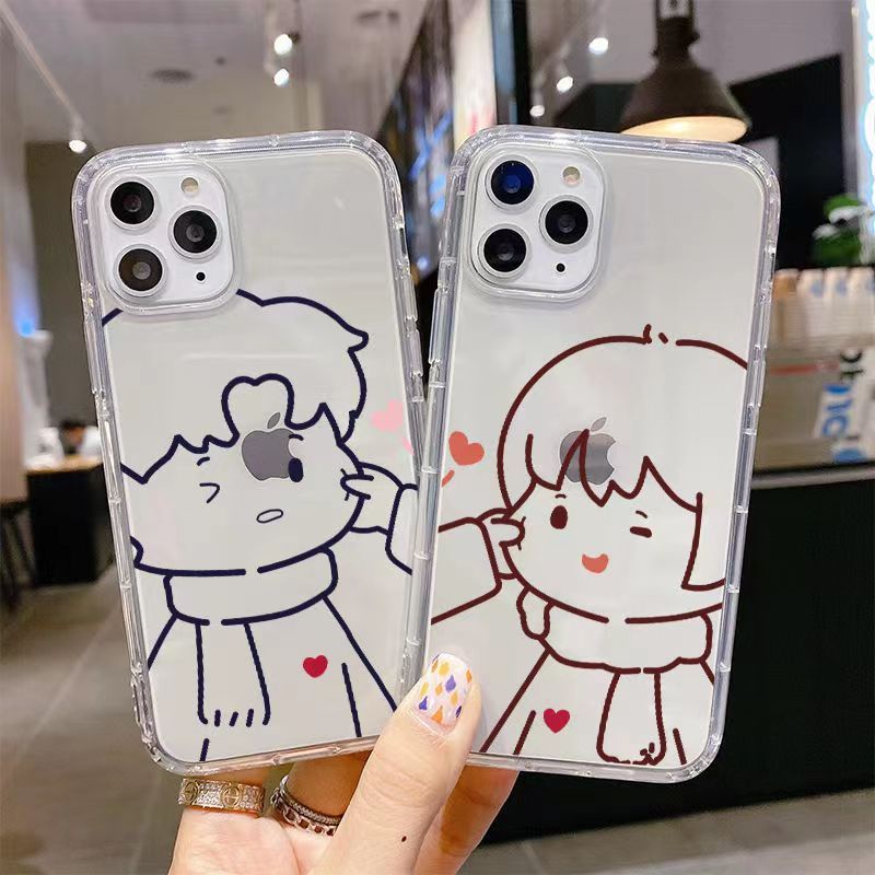 ✅Ốp Điện Thoại Mềm Trong Suốt Họa Tiết Đường Kẻ Xoắn Đơn Giản Cho iPhone 14 / 13 / 12 / 11promax 6s78plus xs / xrins