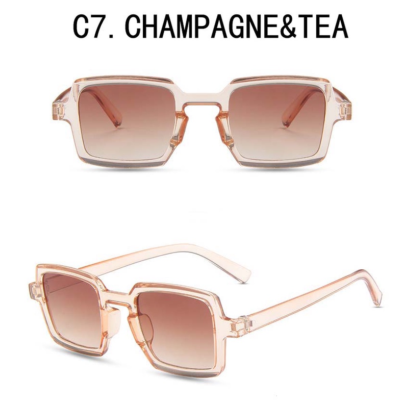 Kính Mát Hình Chữ Nhật Chống Tia UV400 Thời Trang