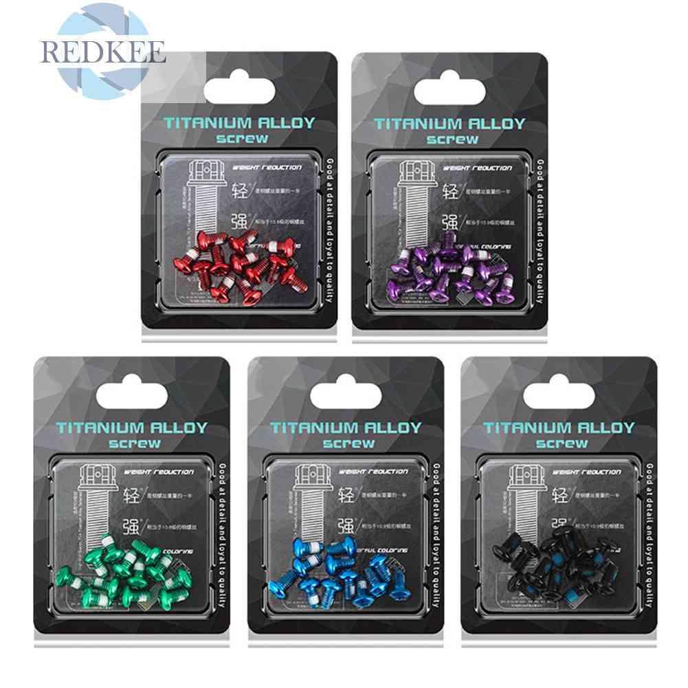 Bộ 12 Ốc Vít T25 Cho Đĩa Phanh Xe Đạp M5x10mm