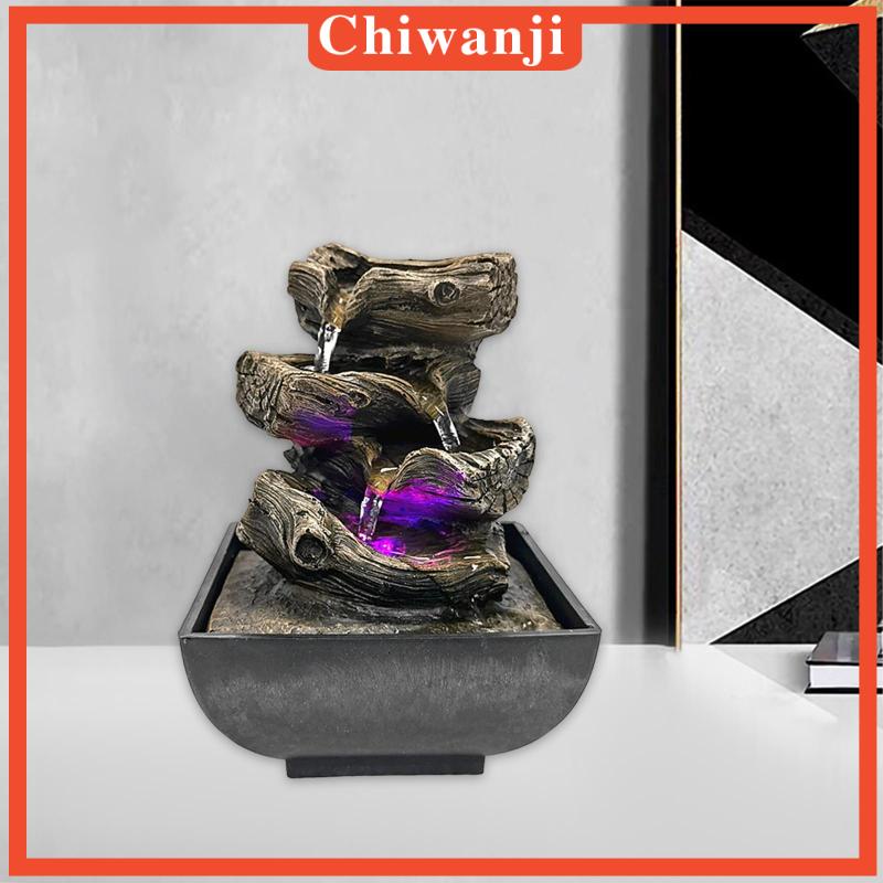 Đài Phun Nước Để Bàn Có Đèn LED Độc Đáo