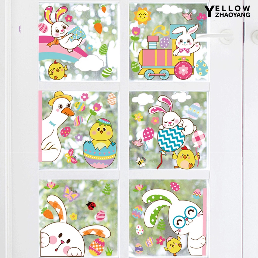 Ny-window Giấy Dán Tường Trang Trí Hình Thỏ Bunny L Ph C Đầy Sức Sống Quyến Rũ Công Sở Tinh Tế Quyến Rũ