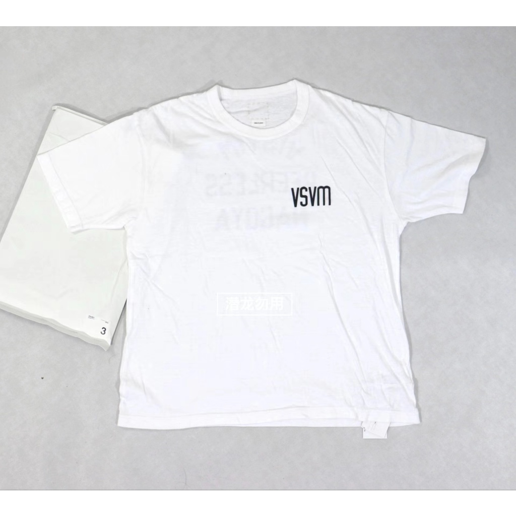 Áo Thun cotton Tay Ngắn Dáng Rộng In Hình Visvim monogram Đơn Giản Đa Năng