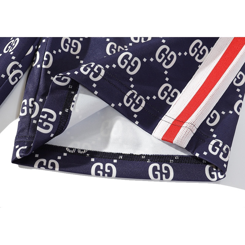 G8u-c Quần Short In Họa Tiết Đường Phố Cao Cấp Thời Trang Mới Nhất Phong Cách Mexico Cổ Điển