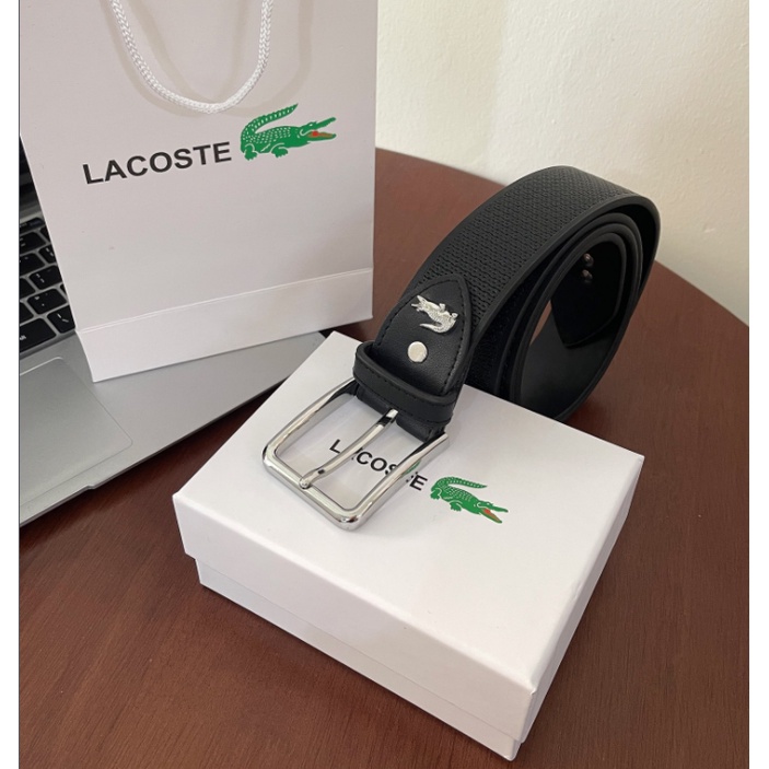 Thắt Lưng Da 120cm Lacostes_Belt Kèm Hộp Quà Sang Trọng Cho Nam
