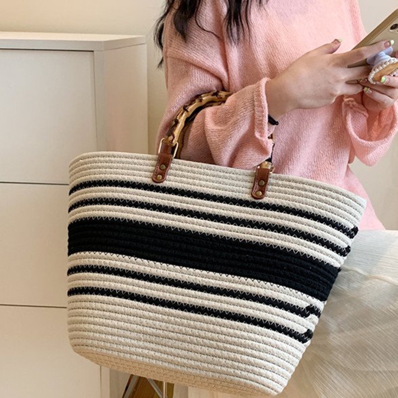 Túi Xách Rơm Dệt Thời Trang Thường Ngày Cho Nữ