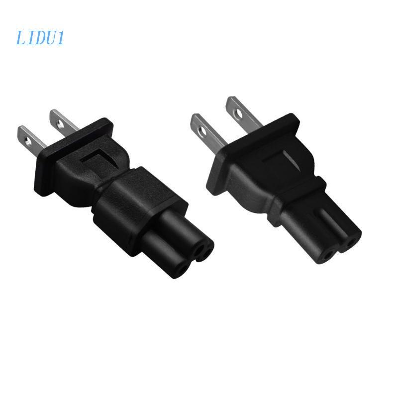 Phích Cắm Chuyển Đổi LIDU1 US 2 Pin Sang IEC320 C5 / C7 2 Chấu