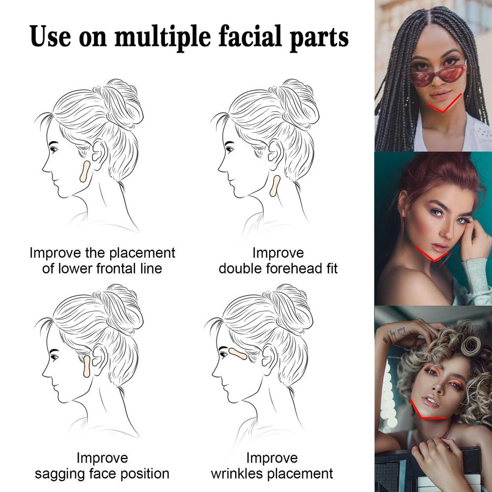 V-Shape Facial Lifting Patch Material Safety Invisible Face Stickers Fade Fine Lines Lift Tighten Jaw Tape Anti Wrinkle