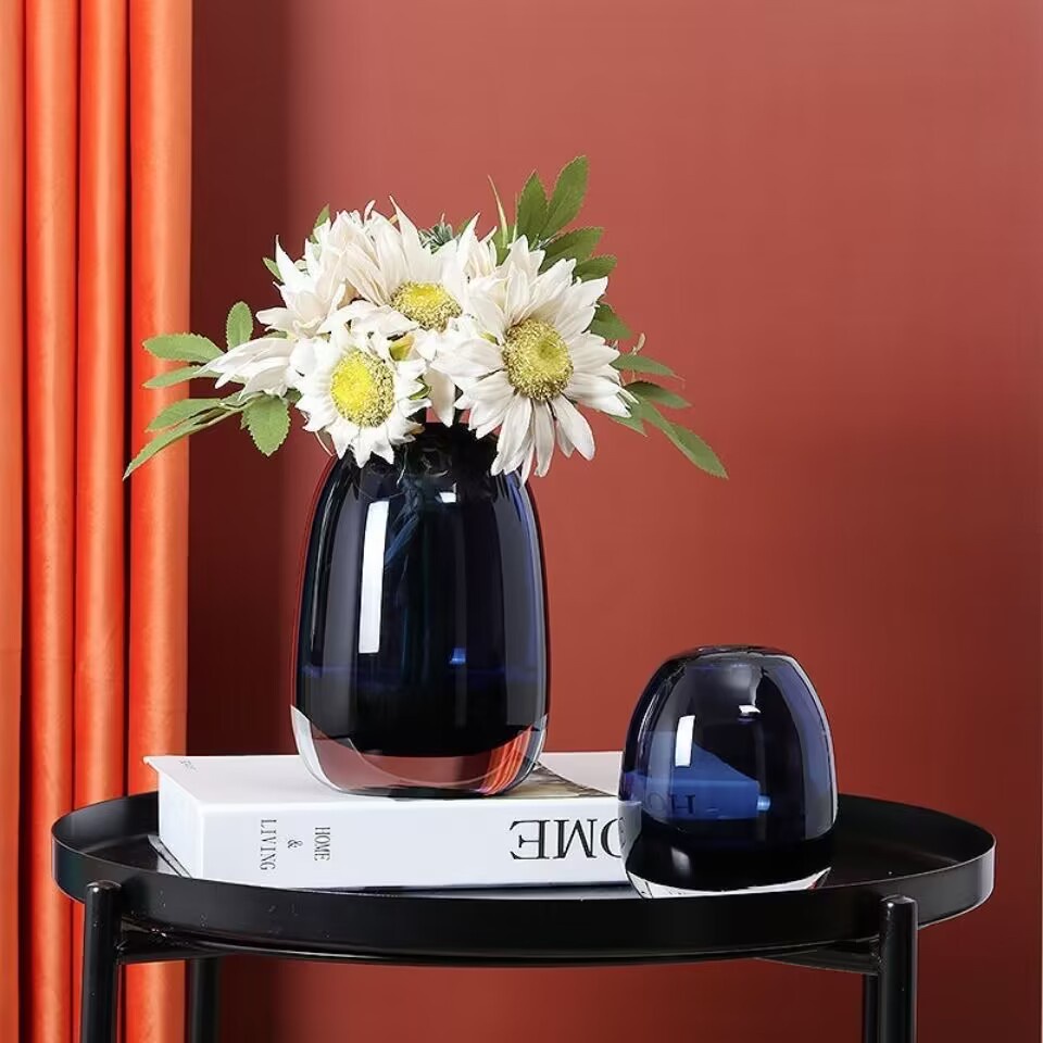 Bình Hoa Thủy Tinh Cao Cấp Phong Cách Châu Âu