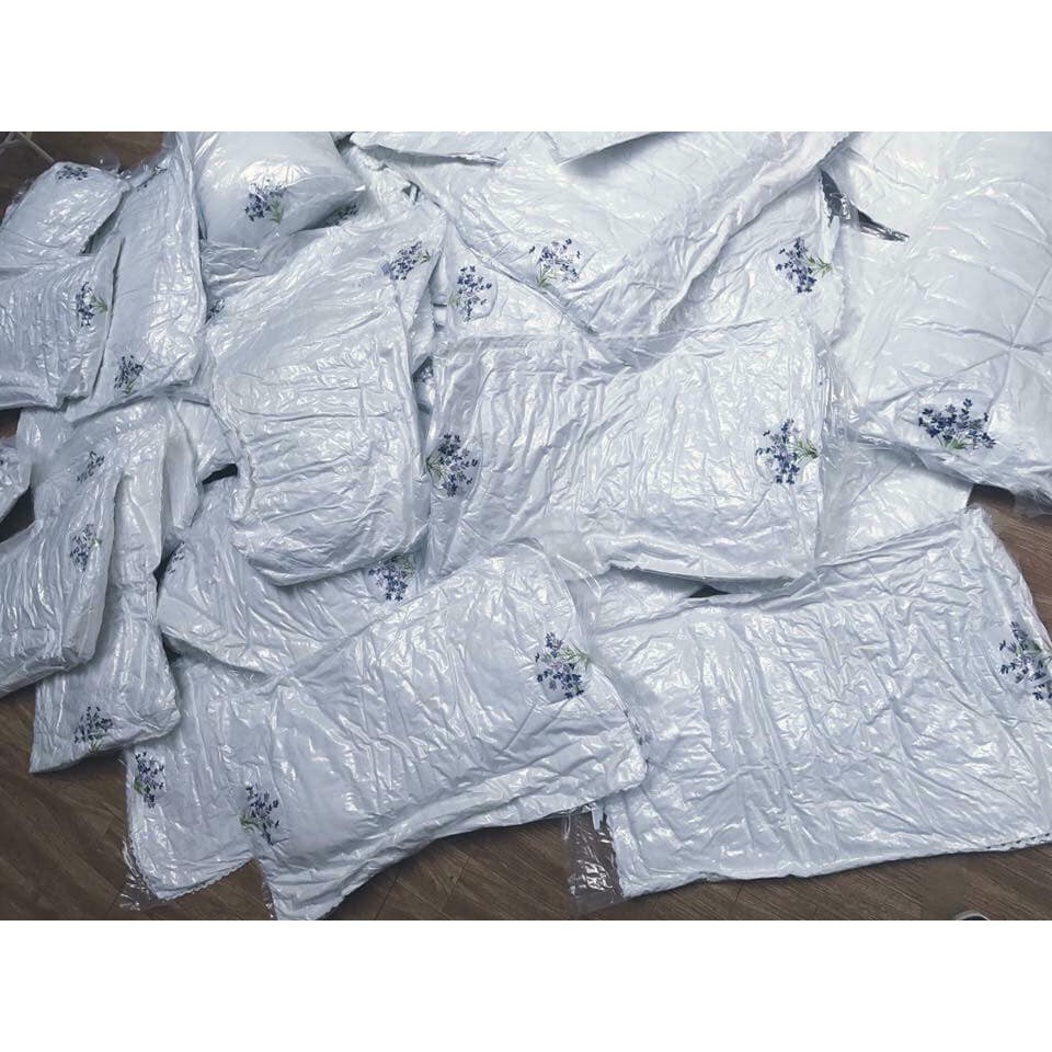 Ruột gối thơm Lavender kích thước 45 x 65 cm Không xẹp thoáng mồ hôi Hàng xuất khẩu cao cấp
