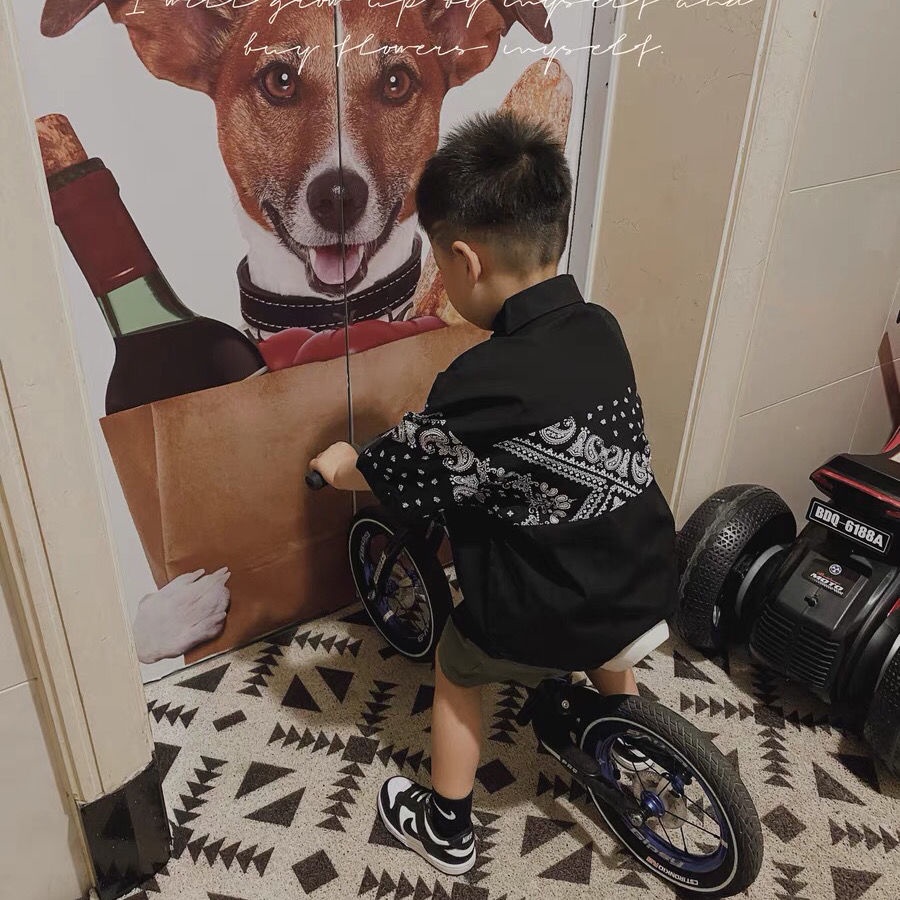 Áo sơ mi bé trai số đại,Áo Sơ Mi Cotton Ngắn Tay In Họa Tiết Thời Trang Mùa Hè Hàn Quốc Dành Cho Bé Trai 2-14 tuổi