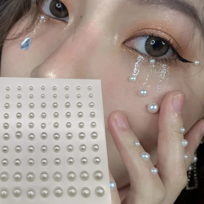 Kim Cương 3D Lấp Lánh Tự Dính Trang Điểm Dự Tiệc