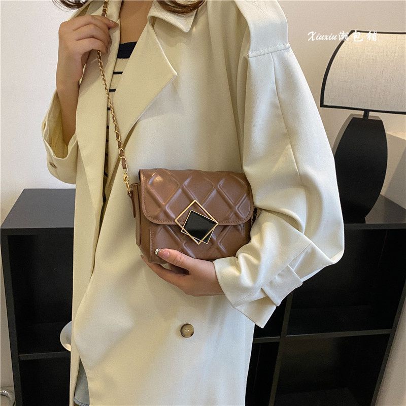 Túi kẹp nách dây xích trần trám túi đeo chéo nữ thời trang đi chơi đi làm