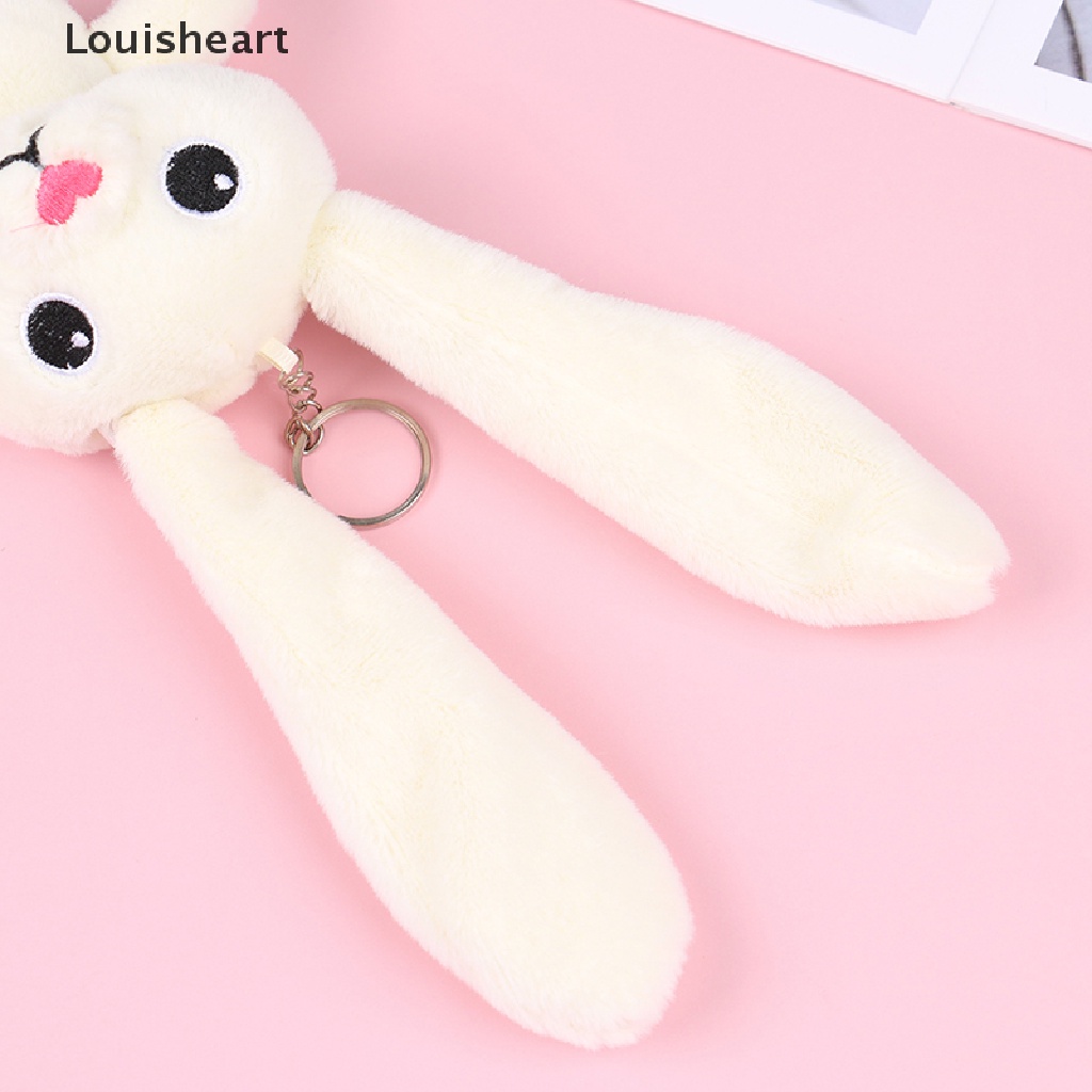 Louisheart Móc Khóa Thỏ Nhồi Bông Đáng Yêu