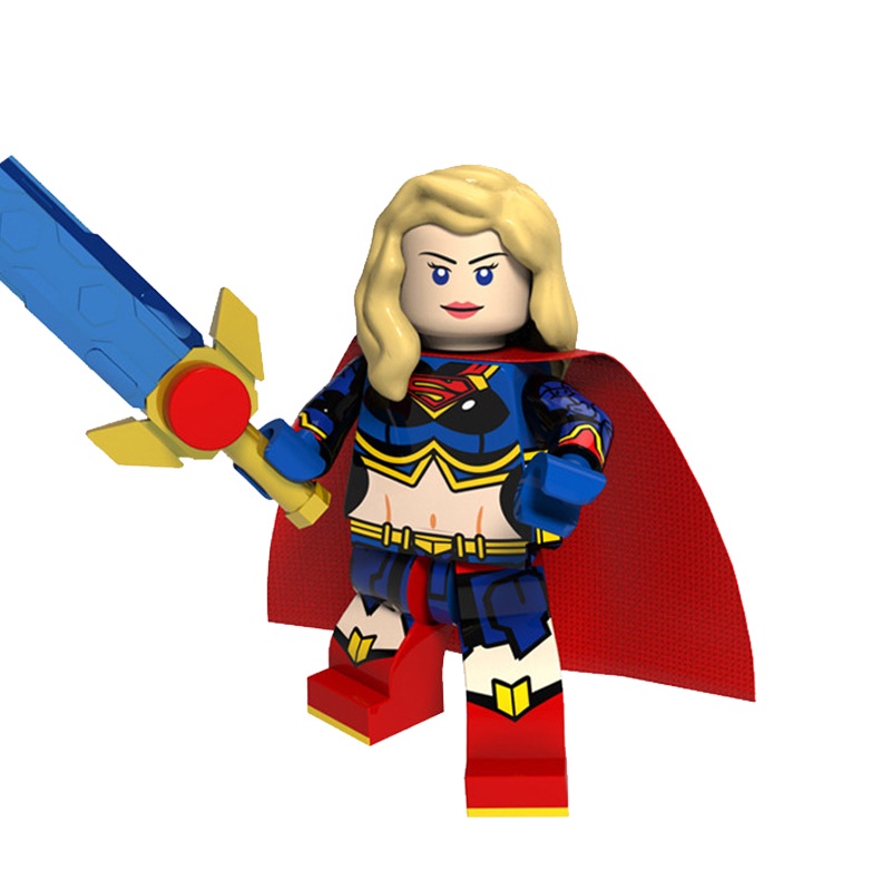 Đồ Chơi Lắp Ráp Mô Hình Siêu Anh Hùng Mini Cho Bé Gái