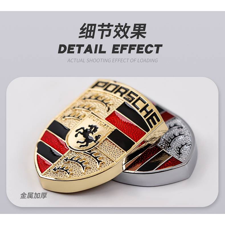 Car 3D Metal Car Badge Sticker Honda Toyota Mercedes Volkswagen Nissan Wheat Car Side Window Body Car Logo Labeling rPsW