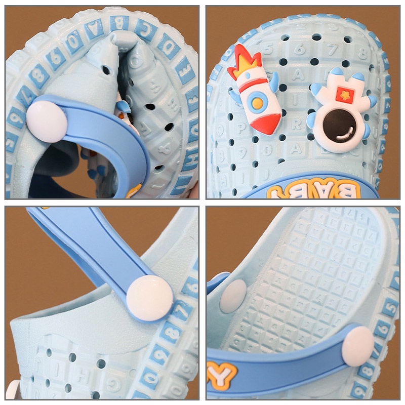 Bololo Giày Đế Mềm Chống Trượt Hoạ Tiết Hoạt Hình Cho Bé