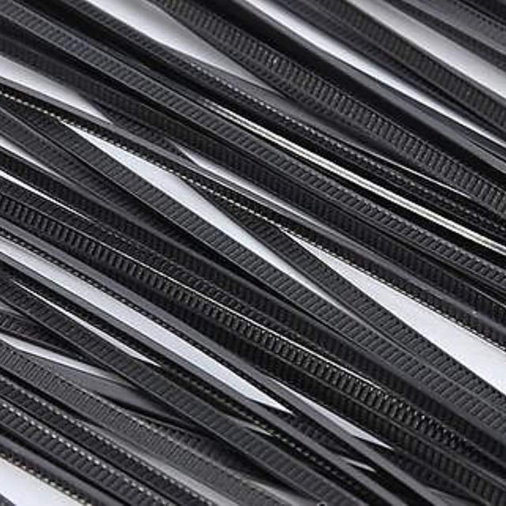 Bộ 100 Dây RúT Nylon 3 * 200mm MàU Đen DùNg Trang Trí