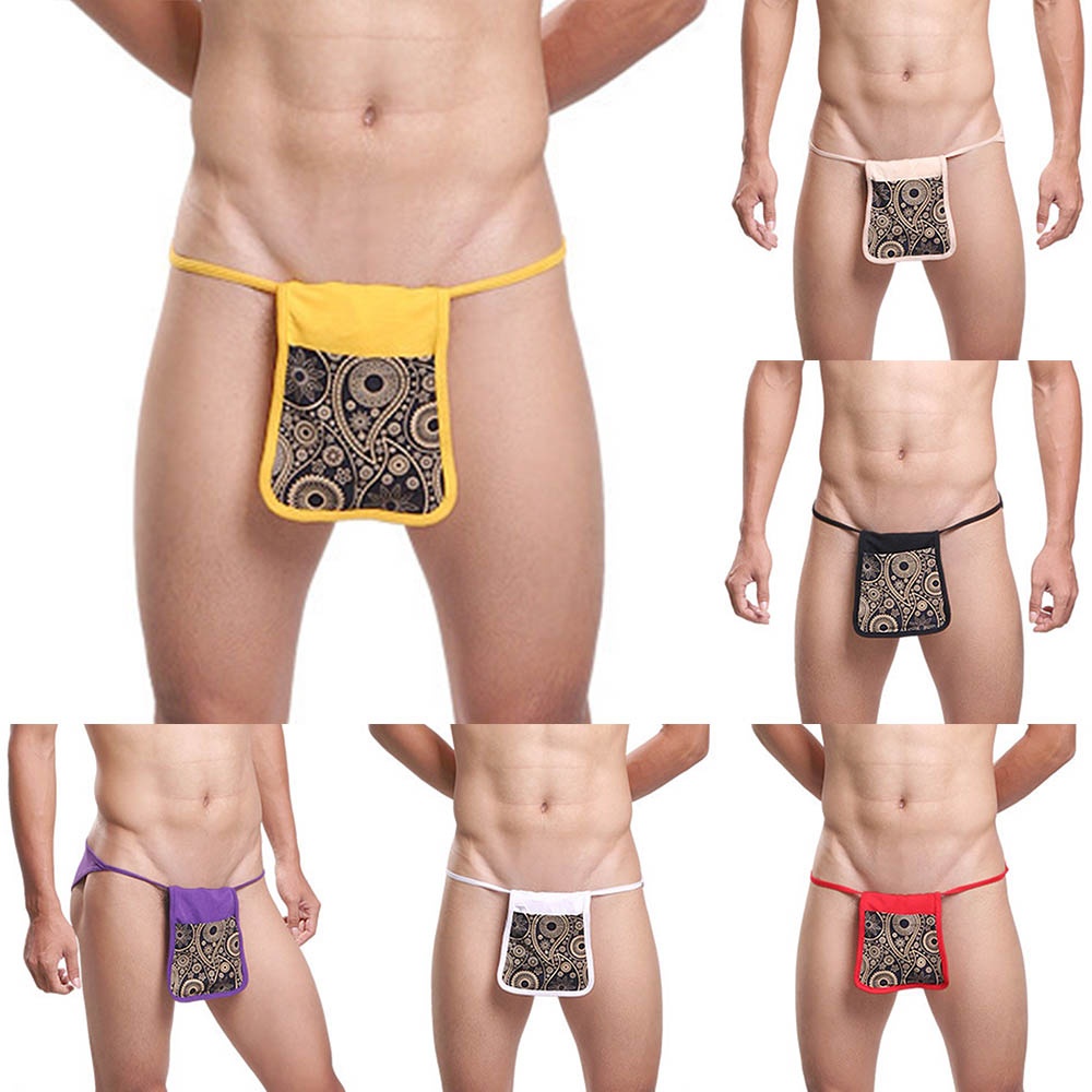 Breathable Japanese Lingerie Low Waist Printed Panties Sexy Sumo Briefs