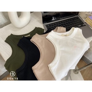 Áo Ba Lỗ Croptop EIGHTYK Thun Trơn