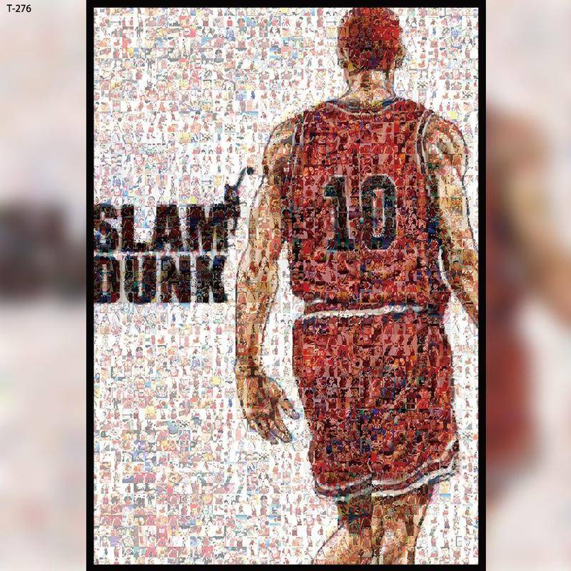 Bộ Đồ Chơi Xếp Hình 300 / 500 / 1000 Mảnh Bằng Gỗ Họa Tiết Hoạt Hình anime slam dunk