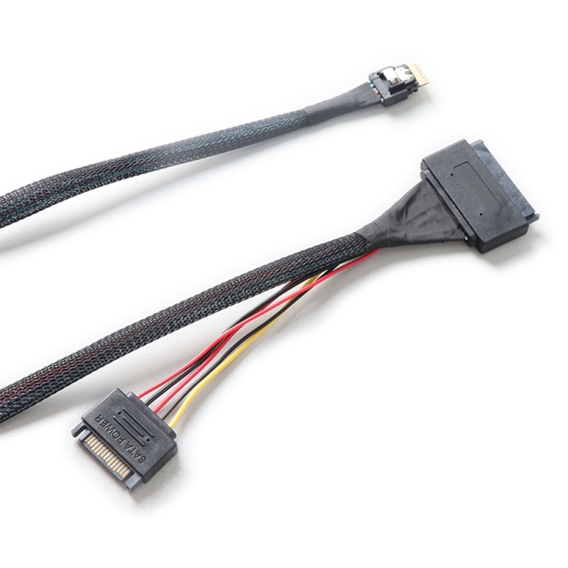 Cáp ChuyểN ĐổI PCIe4.0 SlimSAS SFF-8654 4i Sang SFF-8639 U.2