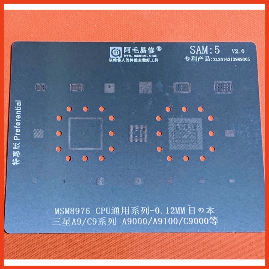 Vỉ làm chân Samsung Sam1 đến Sam17