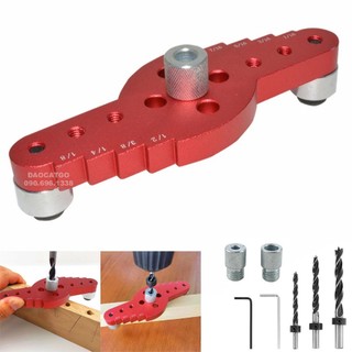 Bộ cữ khoan chốt thẳng tự định tâm lỗ chốt gỗ làm nghề mộc